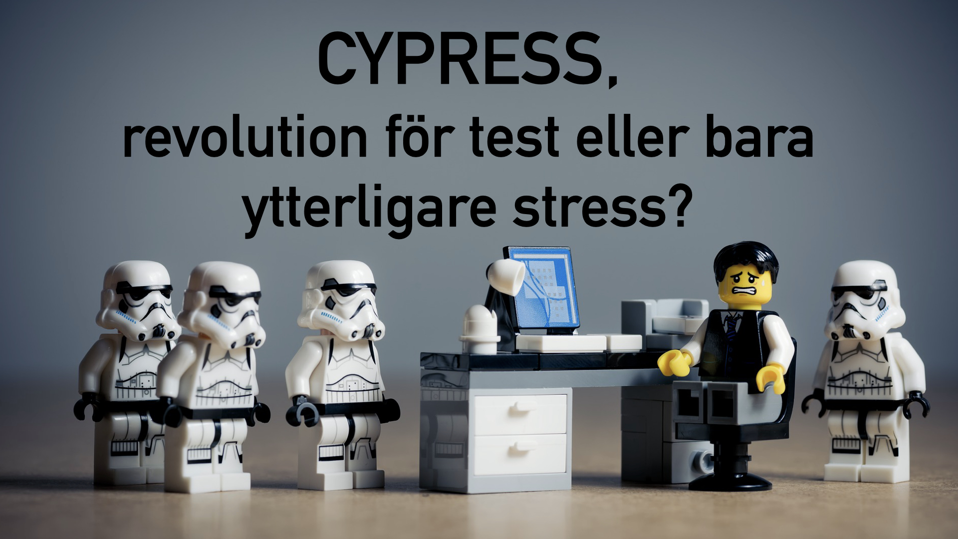 First page of slides